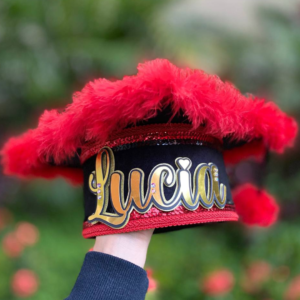 BIRRETE BÁSICO + PLUMAS