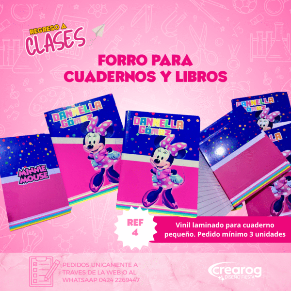 FORRO PARA CUADERNOS PEQUEÑOS