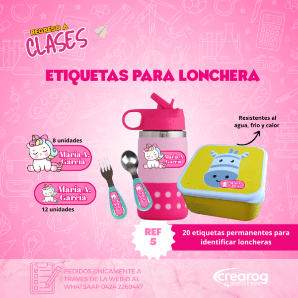 ETIQUETAS ESCOLARES KIT BÁSICO - Imagen 3