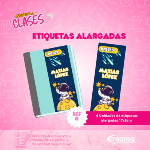 ETIQUETAS ALARGADAS
