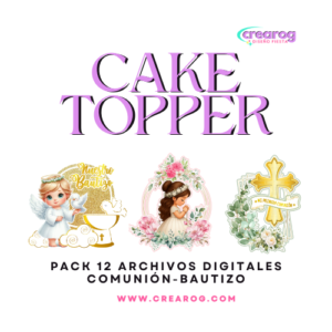 COLECCIÓN DIGITAL CAKE TOPPERS RELIGIOSOS