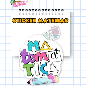 STIKERS DE MATERIA PARA PORTADA