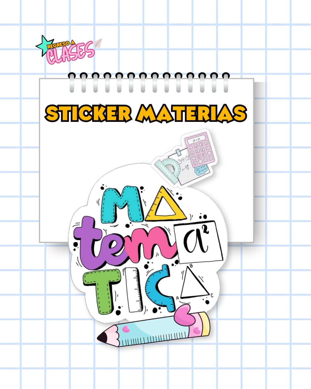 STIKERS DE MATERIA PARA PORTADA